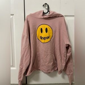 pink drew hoodie size L